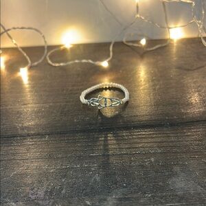 Elegant Silver Infinity Ring
